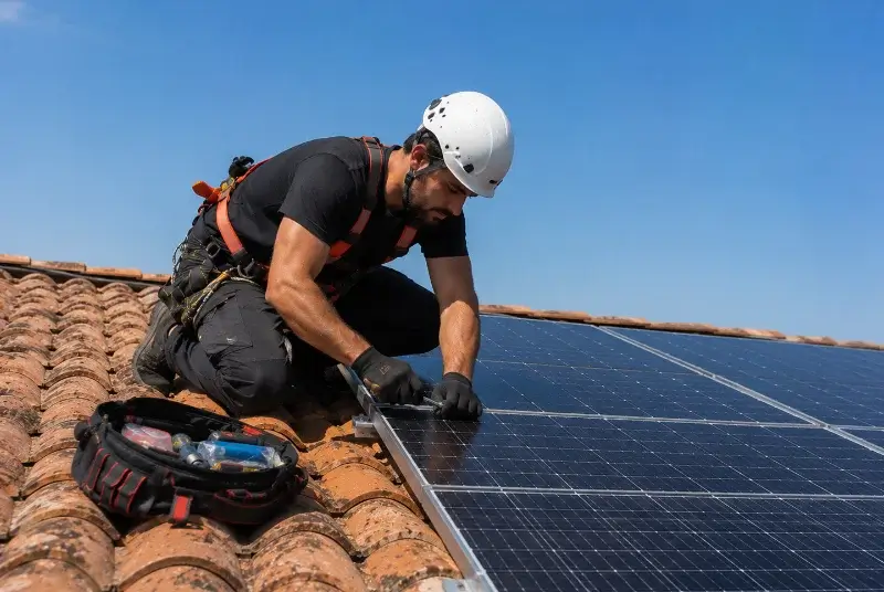 Maintenance et monitoring de panneaux solaires à la Ferrière